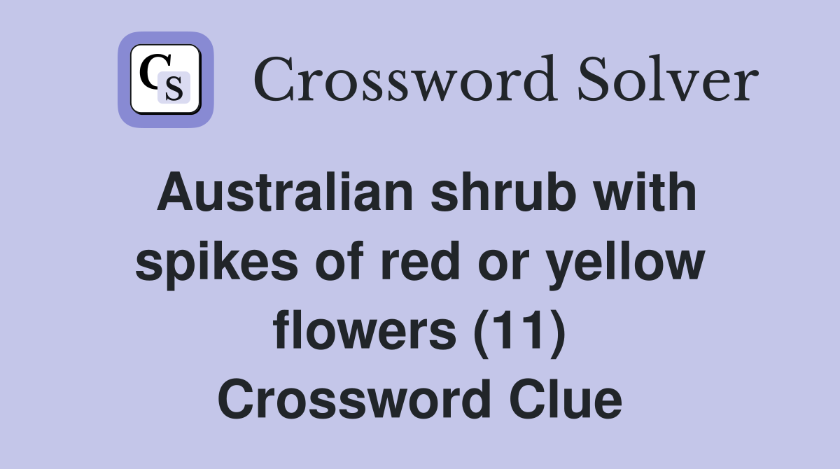 Plant With Spiny Leaves And Spikes Of Purple Flowers Crossword Clue